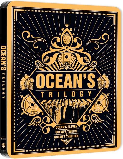 Ocean'S Trilogy (Steelbook) (3 4K Ultra Hd + 3 Blu-Ray)