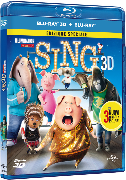 Sing (3D) (Blu-Ray 3D+Blu-Ray)