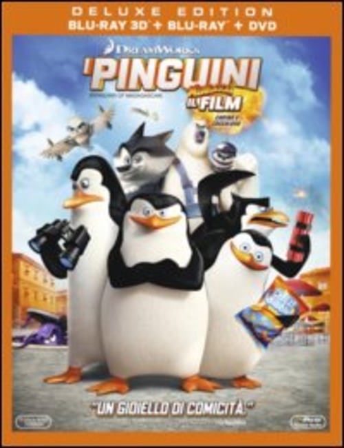 Pinguini Di Madagascar (I) (3D) (Deluxe Edition) (Blu-Ray 3D+Blu-Ray+Dvd)