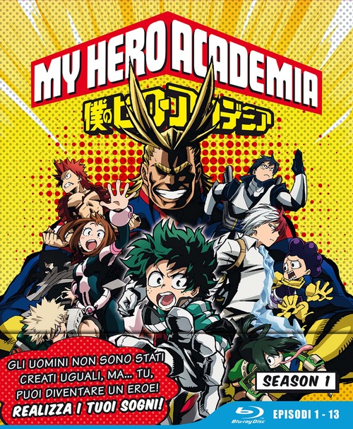 My Hero Academia - Stagione 01 The Complete Series (Eps 01-13) (3 Blu-Ray)