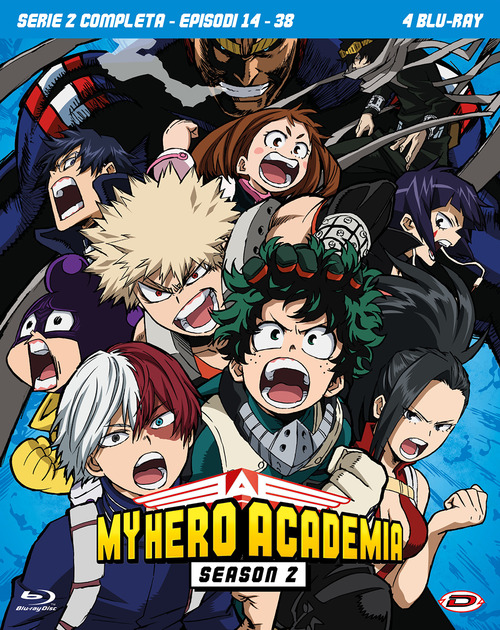 My Hero Academia - Stagione 02 The Complete Series (Eps 14-38) (4 Blu-Ray)