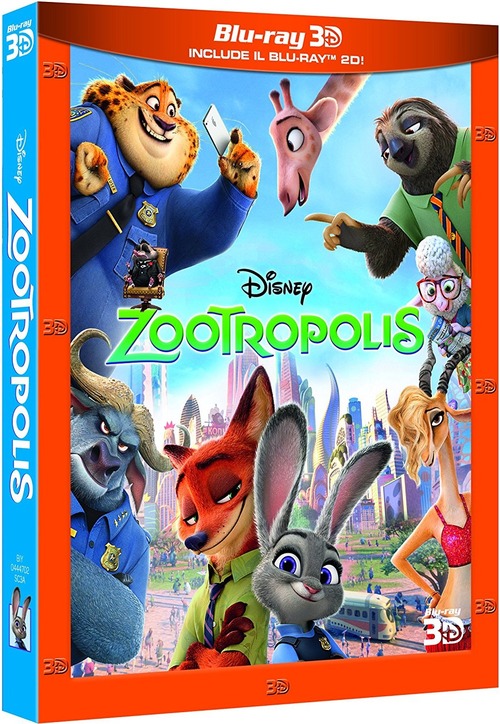 Zootropolis (3D) (Blu-Ray+Blu-Ray 3D)