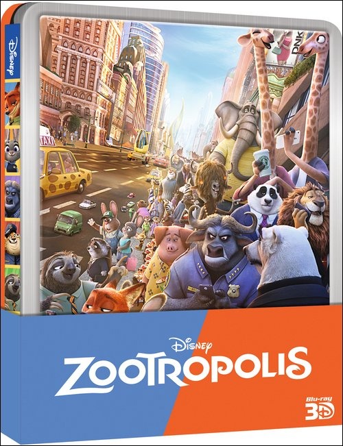 Zootropolis (Ltd Steelbook) (3D) (2 Blu-Ray+Blu-Ray 3D)