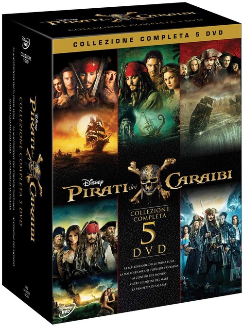 Pirati Dei Caraibi Collection 1-5 (5 Dvd)