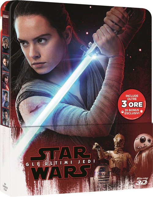 Star Wars - Gli Ultimi Jedi (Blu-Ray 3D+Blu-Ray) (Ltd Steelbook)