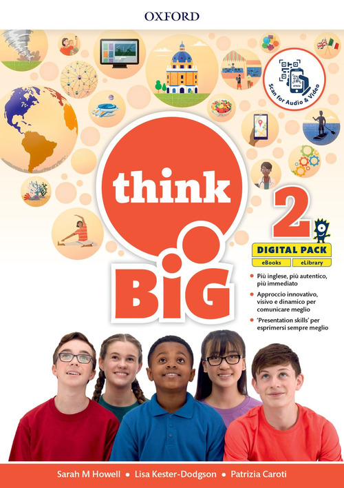 Think big 2. Student's book-Workbook + magazine & extra book con QR code + 5 ereade. Per la Scuola media. Volume 2