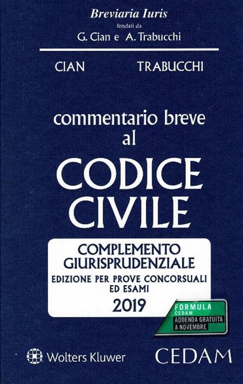 Commentario breve al codice civile