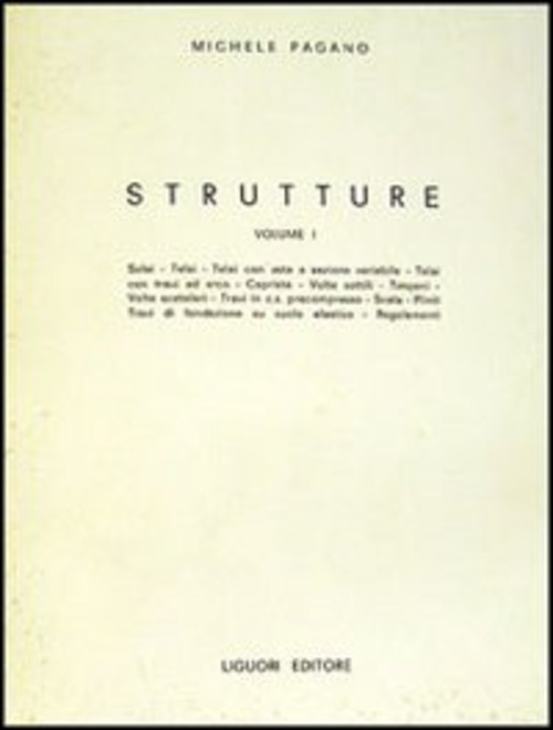 Strutture. Volume 1