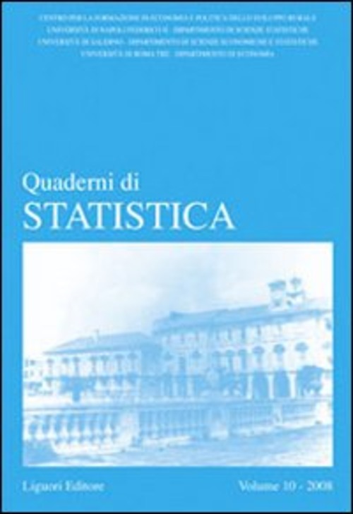 Quaderni di statistica. Volume 10