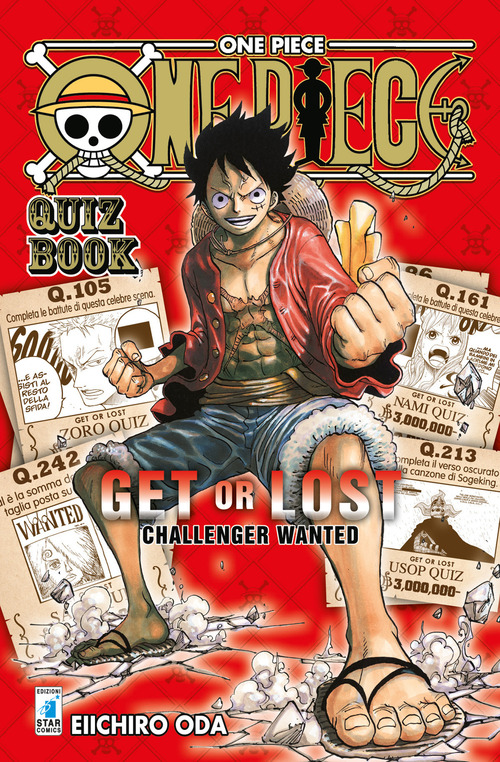 One piece. Quiz book. Get or lost. Challenger wanted