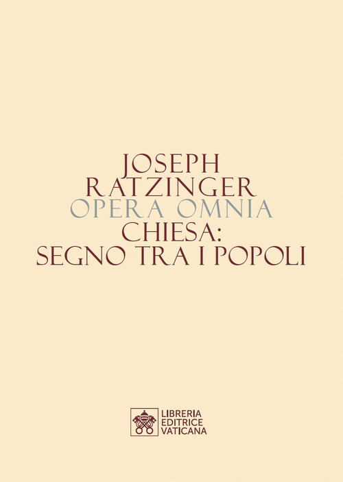 Opera omnia di Joseph Ratzinger. Volume 8\1