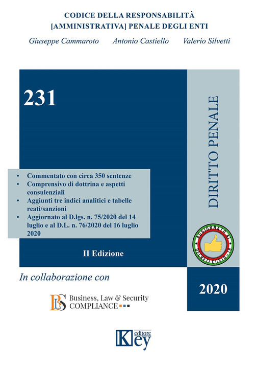 231 codice della responsabilità (amministrativa) penale degli enti