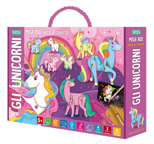 Gli unicorni. Mega box arts & crafts