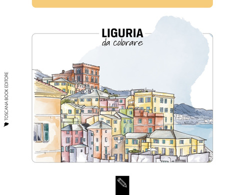 Liguria da colorare. Liguria coloring book