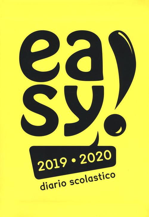 Easy! Diario scolastico 2019-2020. Copertina gialla