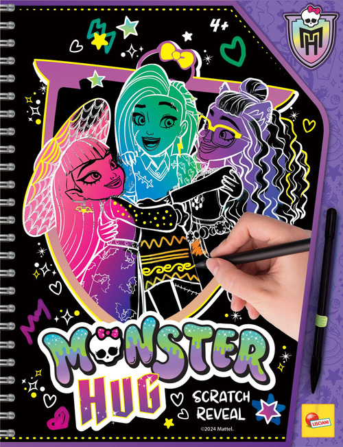Monster hug scratch reveal. Monster High sketchbook