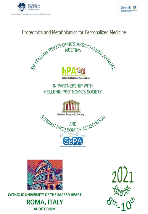 Proteomics and metabolomics for personalized medicine. XV International Italian proteomics association annual meeting