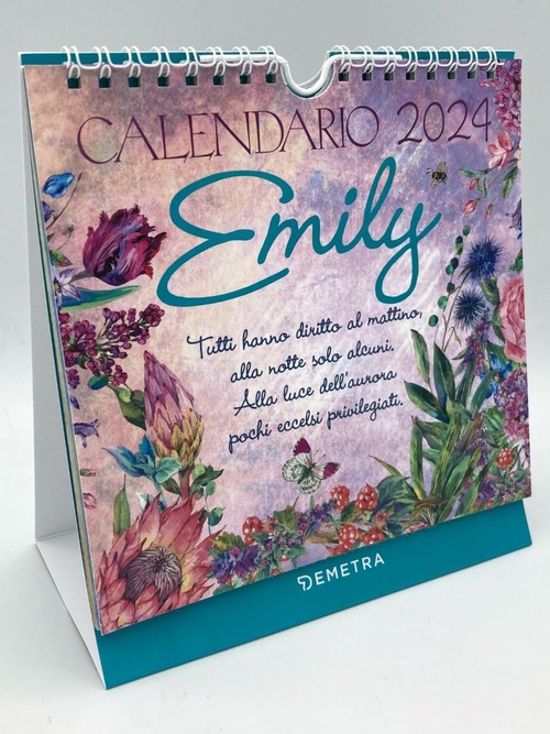 Calendario Emily desk 2024 da tavolo (17 x 16 cm)