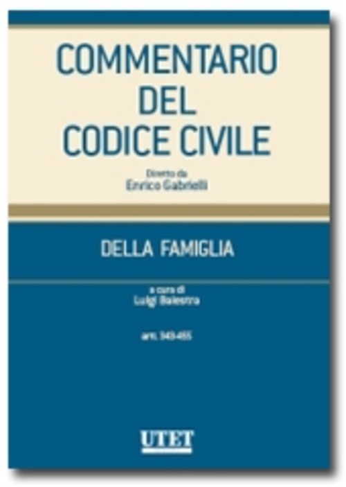Commentario del codice civile. Della famiglia. Volume Vol. 3