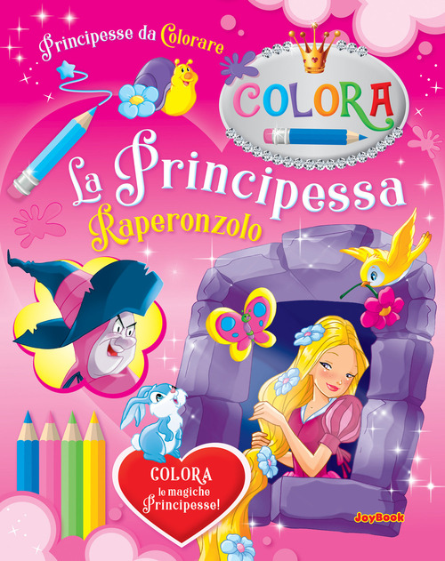 La Principessa Raperonzolo. Principesse da colorare