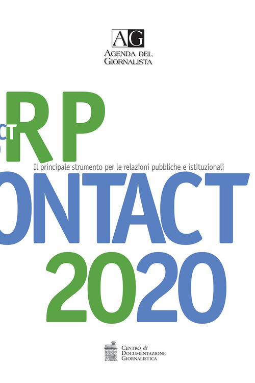 Agenda del giornalista 2020. Rp contact. Volume 2