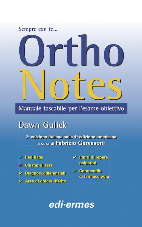 Ortho notes. Manuale tascabile per l'esame obiettivo