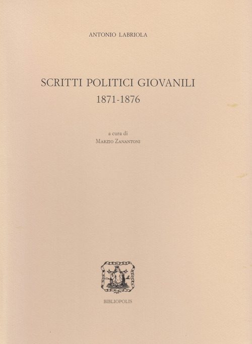 Scritti politici giovanili (1871-1876)
