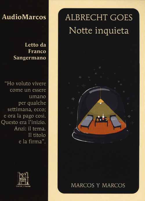 Notte inquieta letto da Franco Sangermano. Audiolibro. CD Audio formato MP3