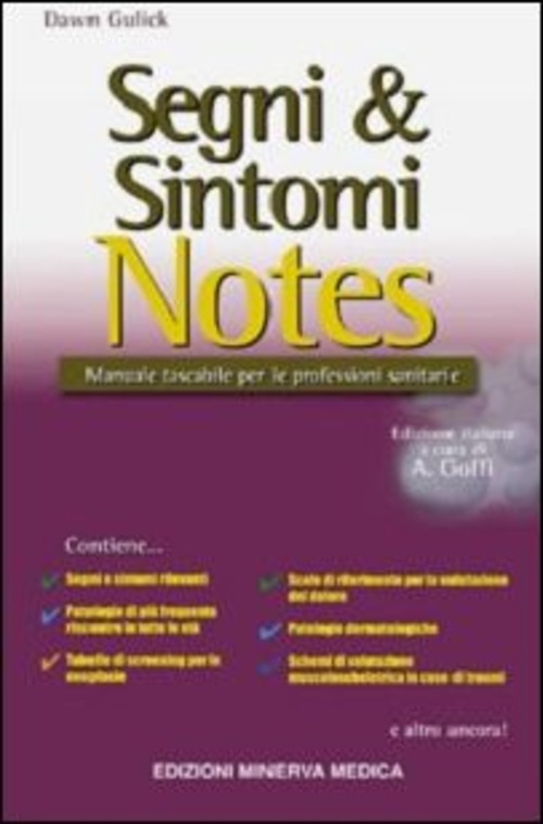 Segni & sintomi notes. Manuale tascabile per le professioni sanitarie