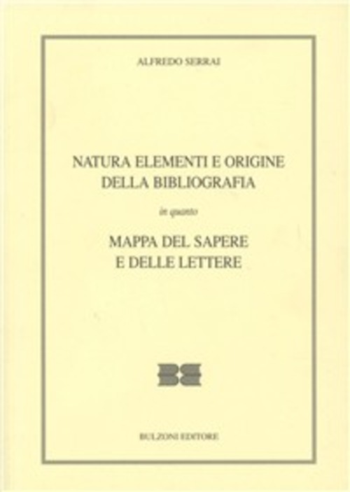 Natura, elementi e origine della bibliografia