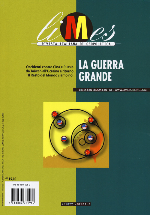 Limes. Rivista italiana di geopolitica. Volume 7