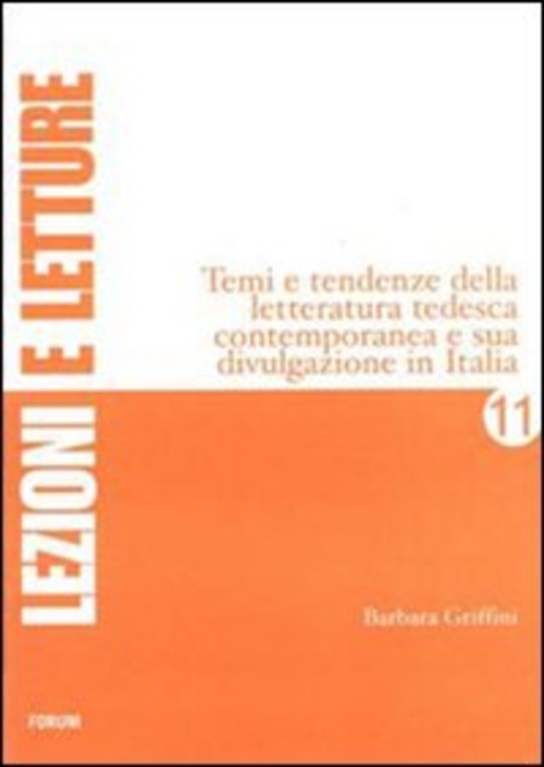 Temi e tendenze della letteratura tedesca contemporanea e sua divulgazione in Italia