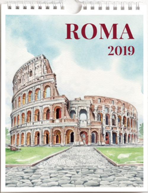 Roma acquerelli. Calendario medio