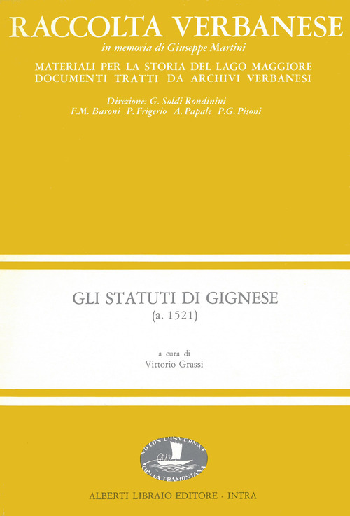 Gli statuti di Gignese (1521)