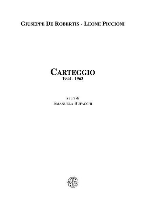 Carteggio 1944-1963