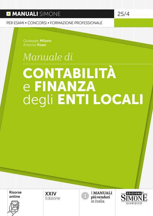 Manuale di contabilità e finanza degli enti locali