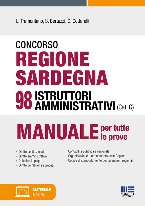 Concorso regione Sardegna 98 istruttori amministrativi (Cat. C)