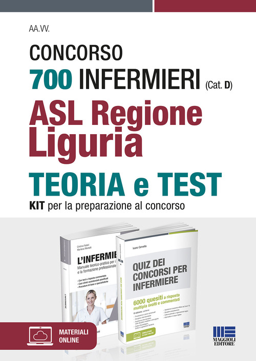 Concorso 700 Infermieri (Cat. D) ASL Regione Liguria. Kit per la preparazione al concorso