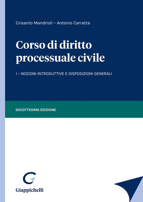 Corso di diritto processuale civile