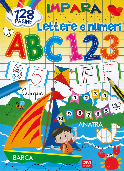 Colora e impara lettere e numeri