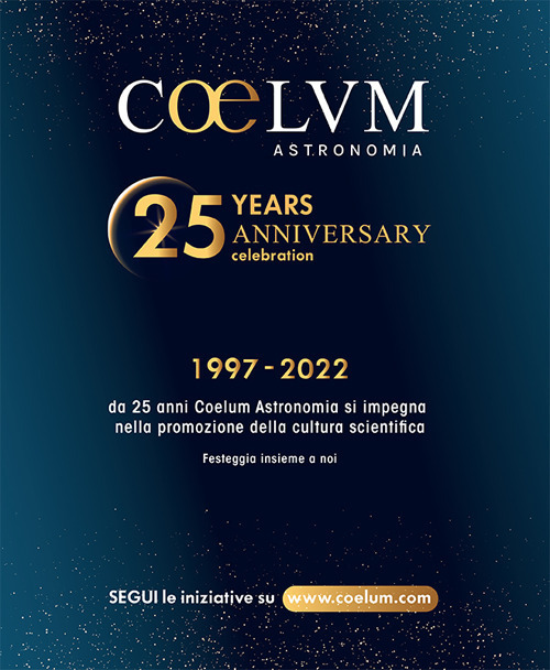 25 anni Coelum Astronomia. Celebrazioni dei 25 anni di pubblicazione