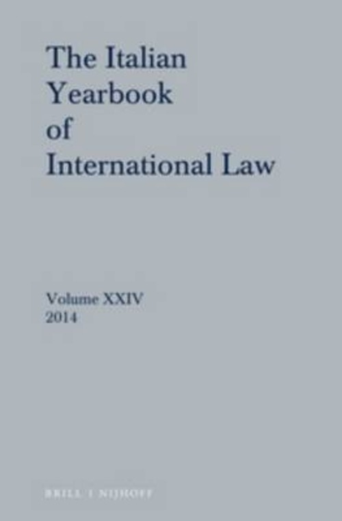 ITALIAN YEARBOOK OF INTERNATIONAL LAW 20