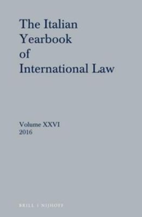 ITALIAN YEARBOOK OF INTERNATIONAL LAW 26